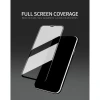 Захисне скло X-One Extra Strong Crystal Clear для iPhone 16 | 15 Black (5903396230738)