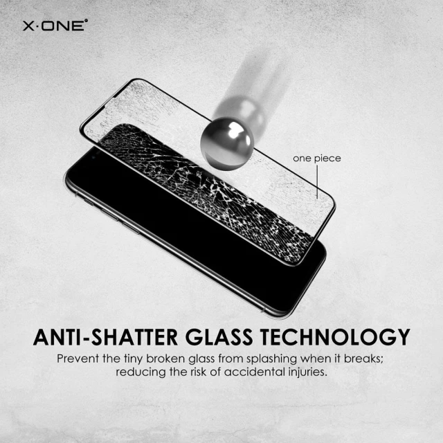 Захисне скло X-One Full Cover Extra Strong Matowe для iPhone 16 Plus | 15 Plus Black (5903396230752)