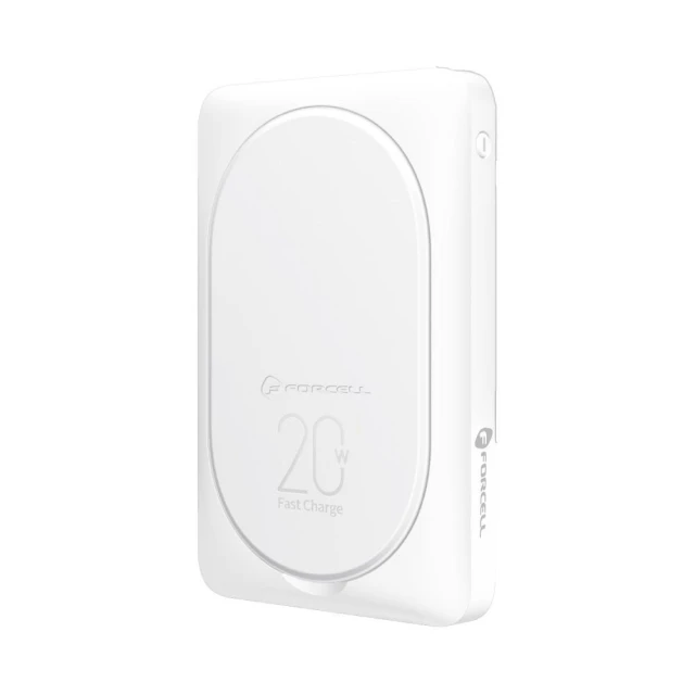 Павербанк Forcell F-Energy MagStand F10K2 White (5903396234545)