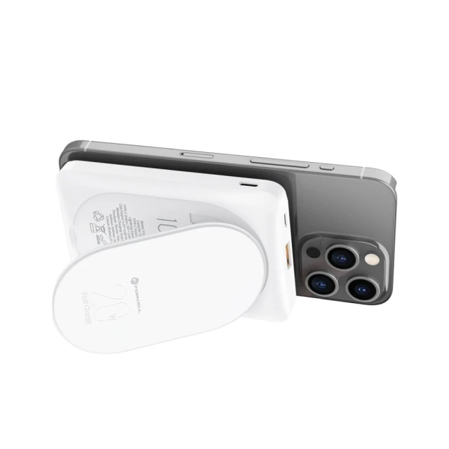 Павербанк Forcell F-Energy MagStand F10K2 White (5903396234545)