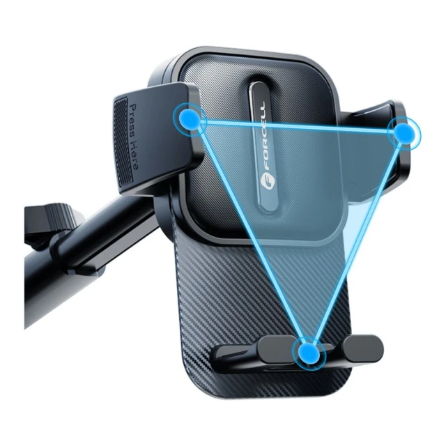 Автотримач Forcell F-Grip Guardian Black (5903396236778)
