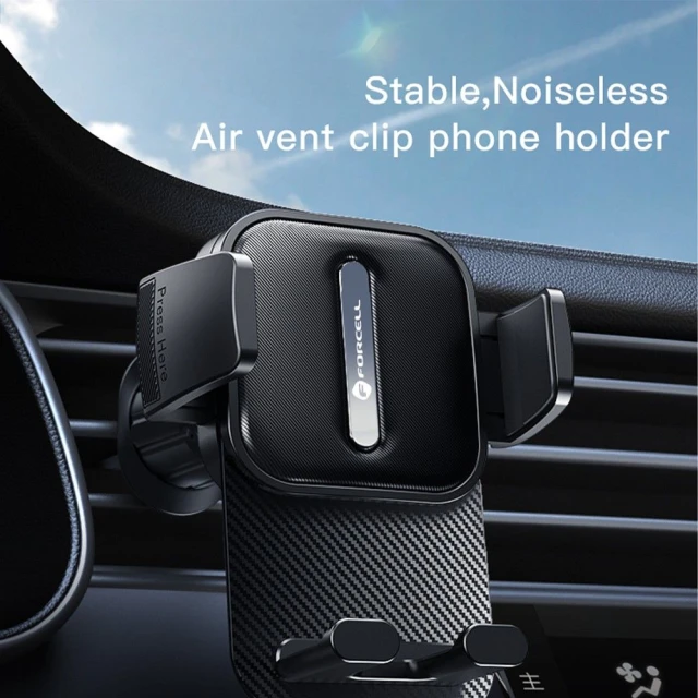 Автодержатель Forcell F-Grip Guardian AV Black (5903396236785)