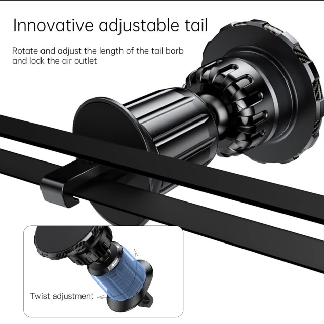 Автодержатель Forcell F-Grip MagFlex Black (5903396236846)