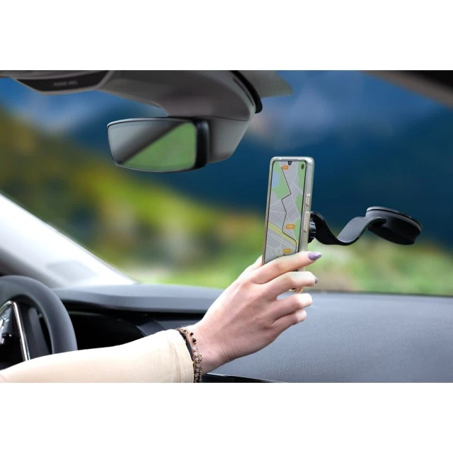Автодержатель Forcell F-Grip MagFlex Black (5903396236846)