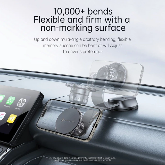Автодержатель Forcell F-Grip MagFlex Black (5903396236846)