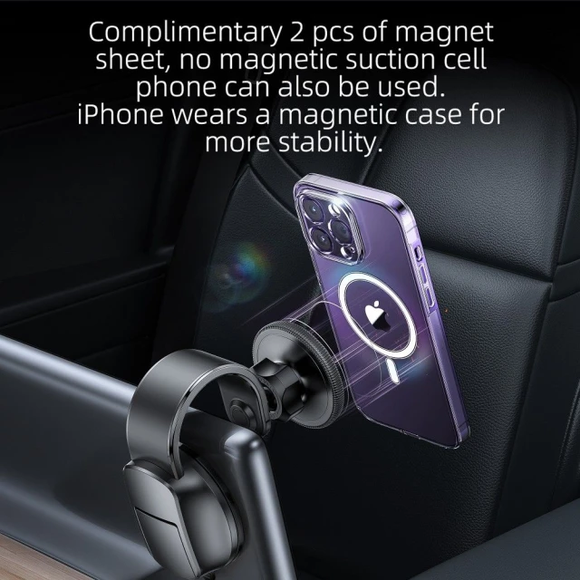 Автотримач Forcell F-Grip MagFlex Black (5903396236853)