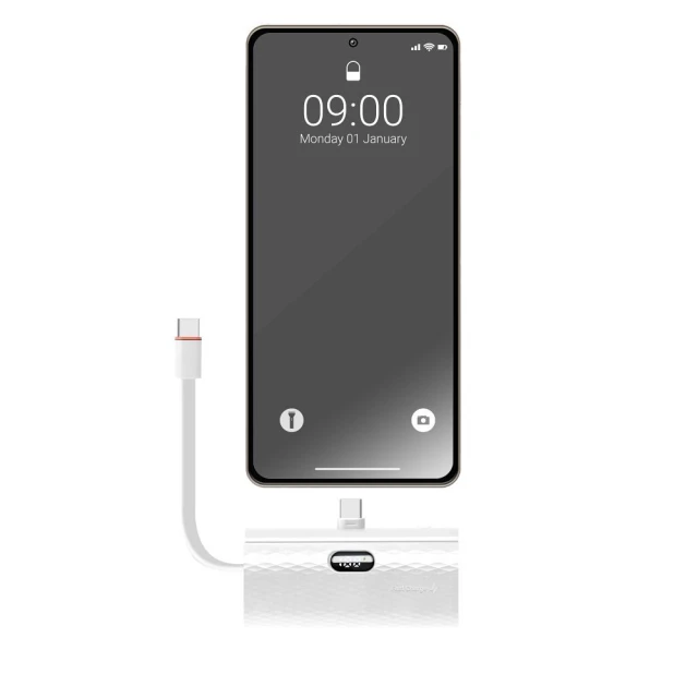 Павербанк Forcell F-Energy Power Plug F5K3 White (5903396241109)