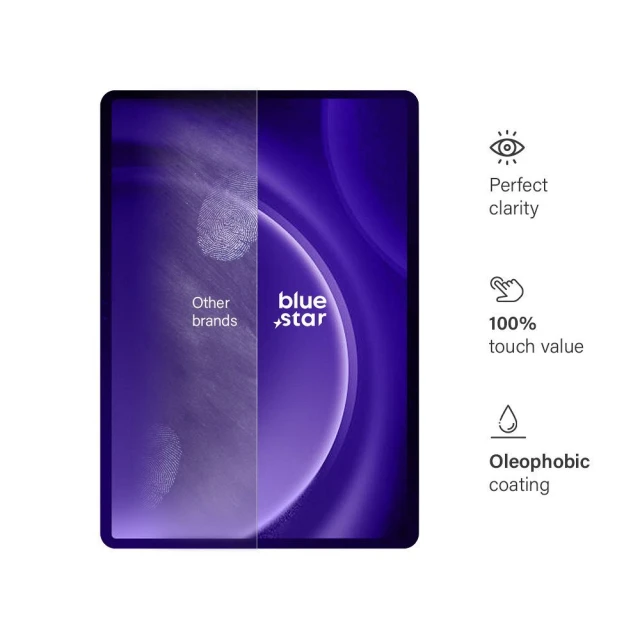 Захисне скло Blue Star для Samsung Galaxy Tab S9 FE Plus 12.4