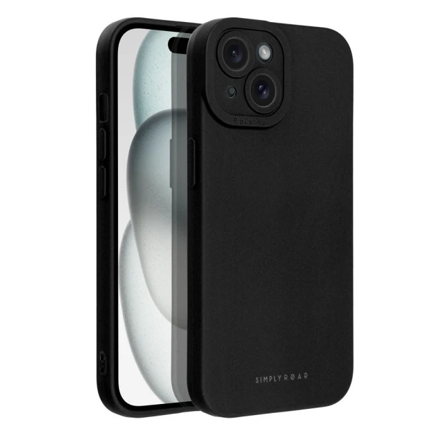 Чехол Roar Luna для iPhone 15 Black (5903396246784)