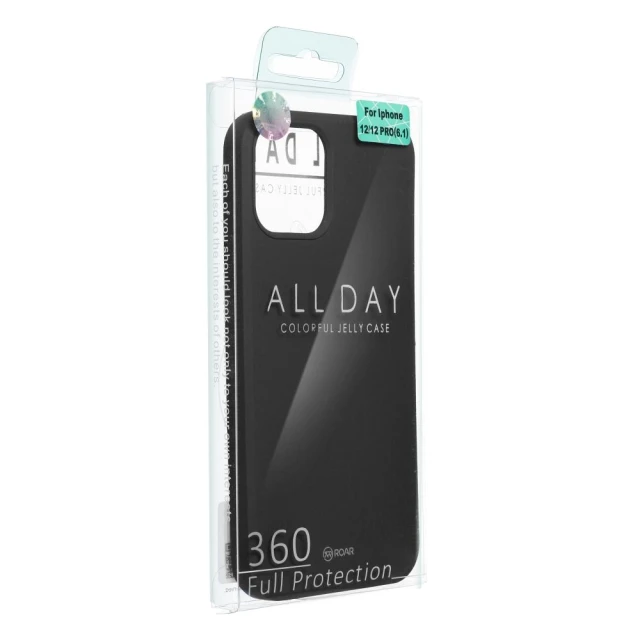 Чохол Roar All Day Colorful Jelly для iPhone 15 Black (5903396247002)