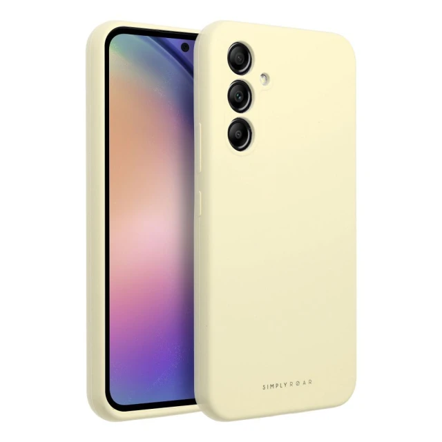 Чохол Roar Cloud Skin для Samsung Galaxy A54 5G Light Yellow (5903396249440)