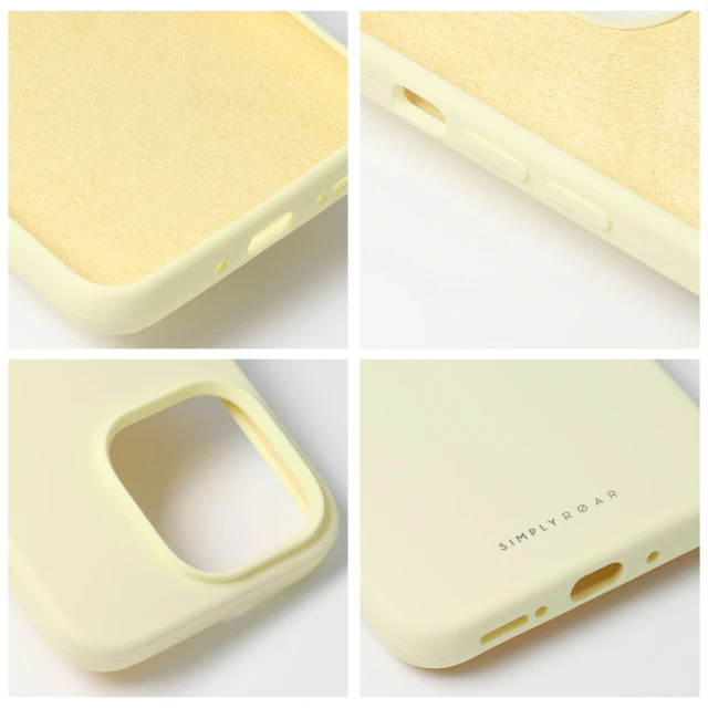 Чохол Roar Cloud Skin силіконовий для iPhone 15 Pro Light Yellow (5903396249556)