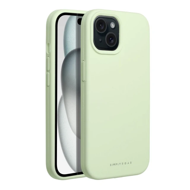 Чохол Roar Cloud Skin силіконовий для iPhone 15 Light Green (5903396249716)