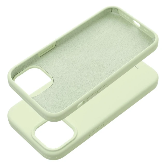 Чохол Roar Cloud Skin силіконовий для iPhone 15 Light Green (5903396249716)