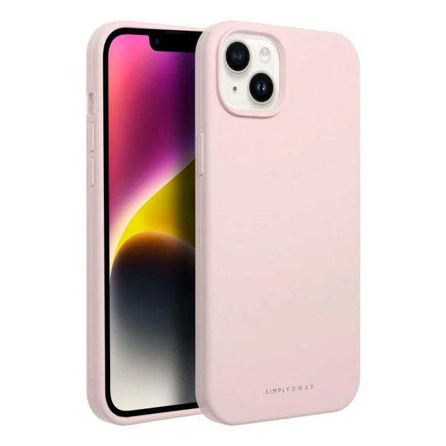 Чехол Roar Cloud Skin для iPhone 14 Light Pink (5903396249747)