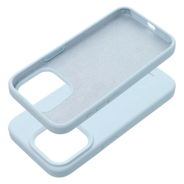 Чохол Roar Cloud Skin силіконовий для iPhone 15 Pro Light Blue (5903396249754)
