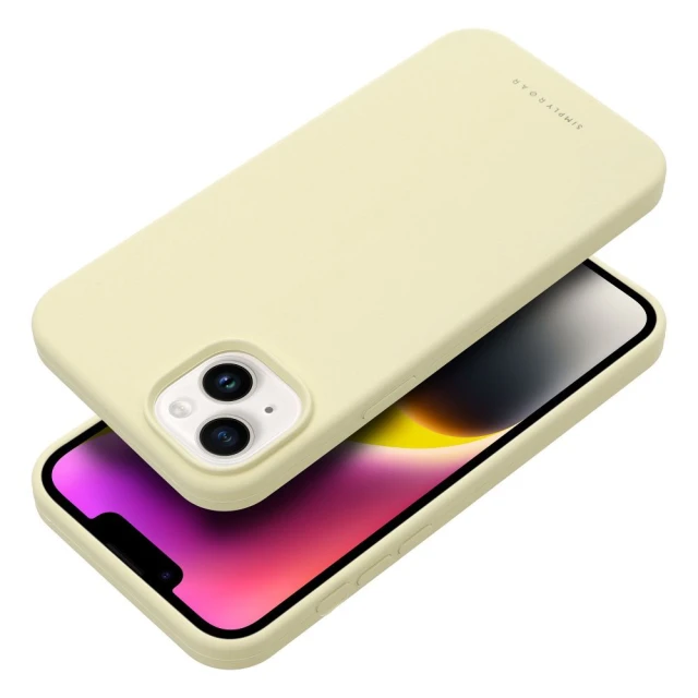 Чохол Roar Cloud Skin для iPhone 14 Light Yellow (5903396249761)