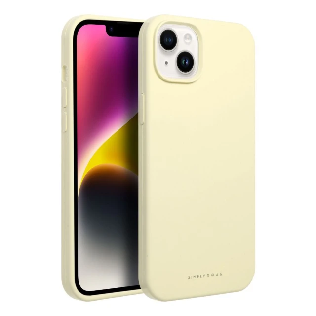 Чохол Roar Cloud Skin для iPhone 14 Light Yellow (5903396249761)