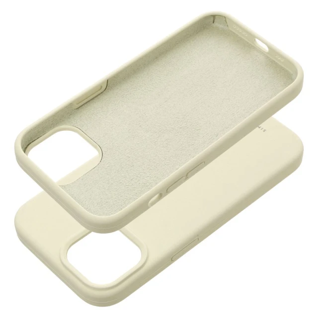 Чохол Roar Cloud Skin силіконовий для iPhone 15 Light Yellow (5903396249815)