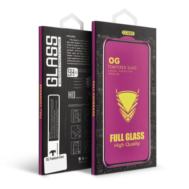 Захисне скло OG Premium Glass 6D для iPhone 15 Pro Max Black (5903396261336)