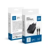 Мережевий зарядний пристрій Blue Star USB-C QC4.0 PD 25 Вт + кабель USB-C Black (5903396267123)