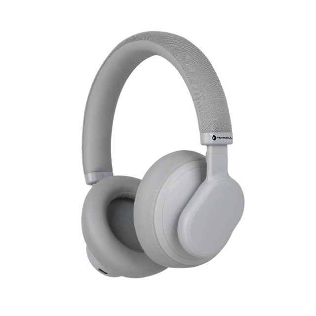 Навушники бездротові накладні Forcell F-Audio Touch Beat ANC Grey (5903396271496)