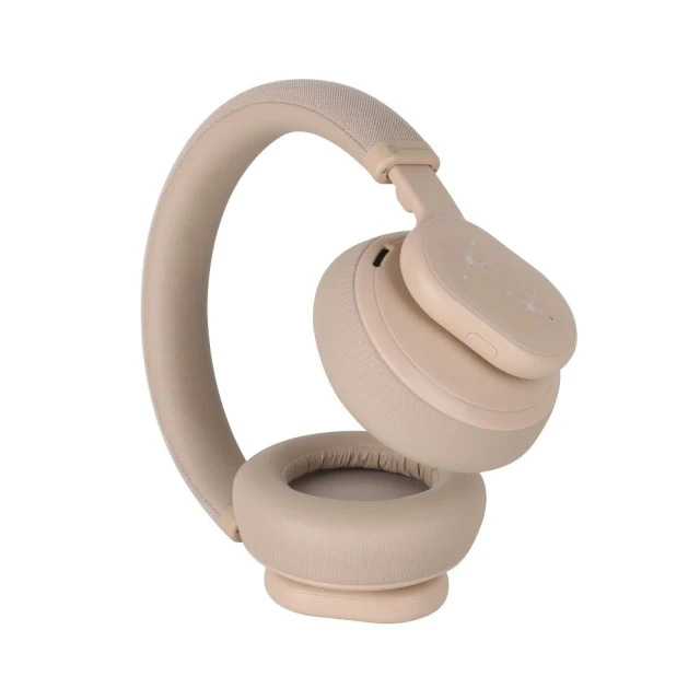 Навушники бездротові накладні Forcell F-Audio Touch Beat ANC Beige (5903396271502)