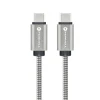 Кабель USB-C to USB-C Forcell F-Energy QC4.0 PD 5A 100W E-Mark Metal 1m Silver (5903396274466)