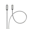 Кабель Forcell F-Energy USB-C to Lightning PD 3A 27W Metal 1m Silver (5903396274473)