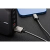 Кабель Forcell F-Energy Metal USB-A to Lightning 2.4A 12W 1m Silver (5903396274497)