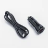 Автомобільний зарядний пристрій Blue Star USB C + USB A QC3.0 PD 25W + кабель USB C на Lightning Black (5903396275807)