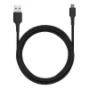 Кабель Blue Star USB A to Micro USB 2A 1m Black (5903396281617)