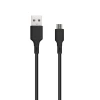 Кабель Blue Star USB A to Micro USB 2A 1m Black (5903396281617)