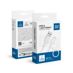 Кабель Blue Star USB A to Lightning 2.4A 1m White (DC-001AL2.4)