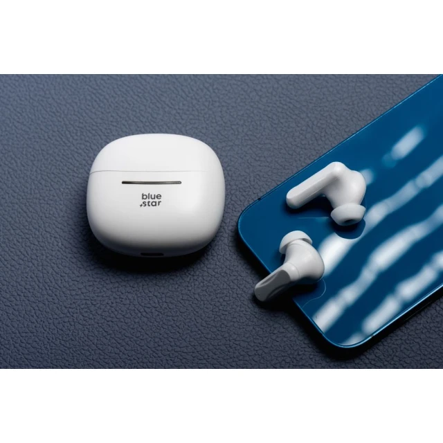 Навушники Blue Star BK44 TWS White (5903396281679)