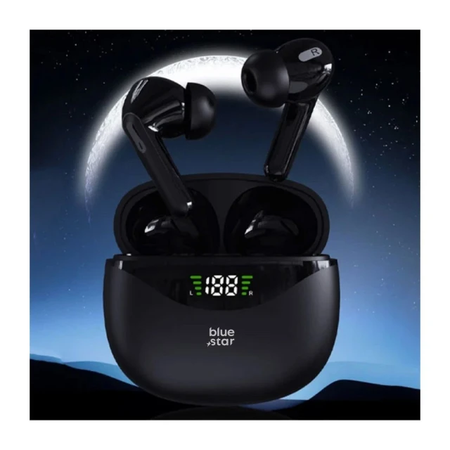 Бездротові навушники Blue Star T60 TWS Black (5903396281693)