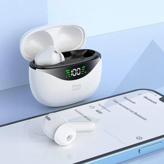 Навушники Blue Star T60 TWS White (5903396281709)