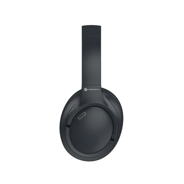Навушники Forcell F-Audio Vibe ANC + ENC + TUYA APP Black (5903396285578)
