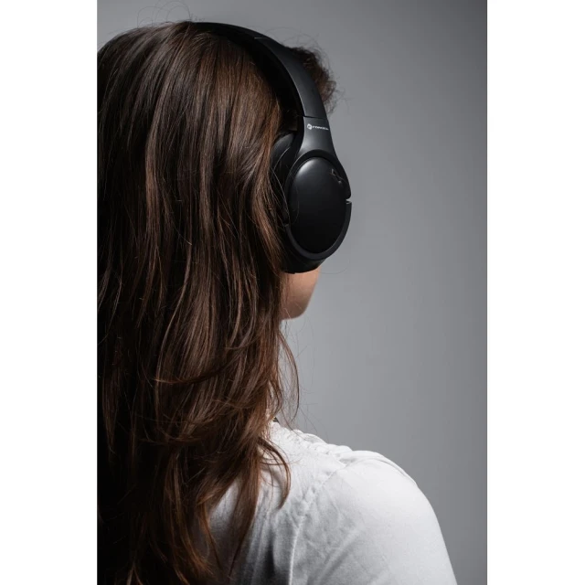 Навушники Forcell F-Audio Vibe ANC + ENC + TUYA APP Black (5903396285578)