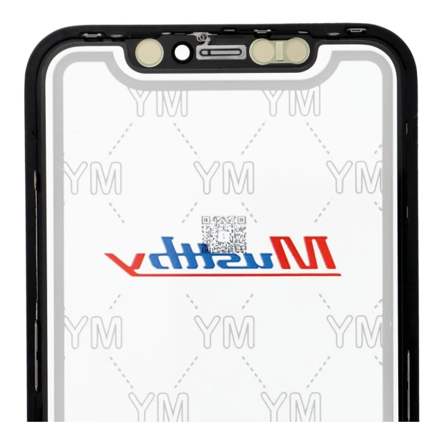 Скло Musttby + OCA + рамка для iPhone 11 Black (5903396290527)