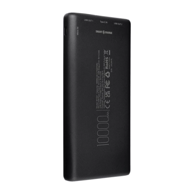 Powerbank Blue Star W1061 10000 mAh Black (5903396292255)