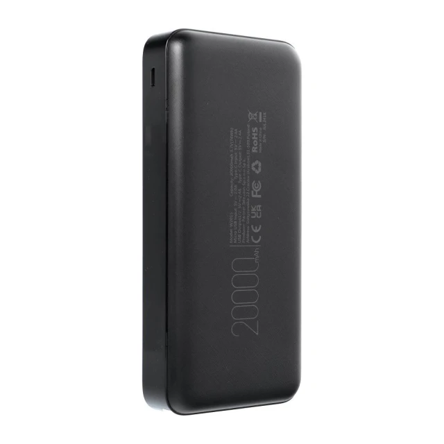 Powerbank Blue Star W2015 2.1A 20000 mAh Black (5903396292262)