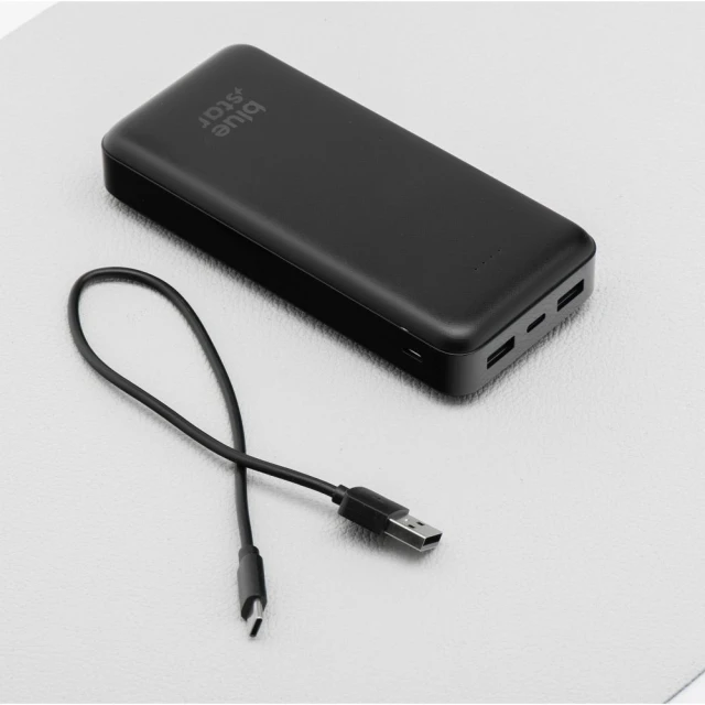 Powerbank Blue Star W2015 2.1A 20000 mAh Black (5903396292262)