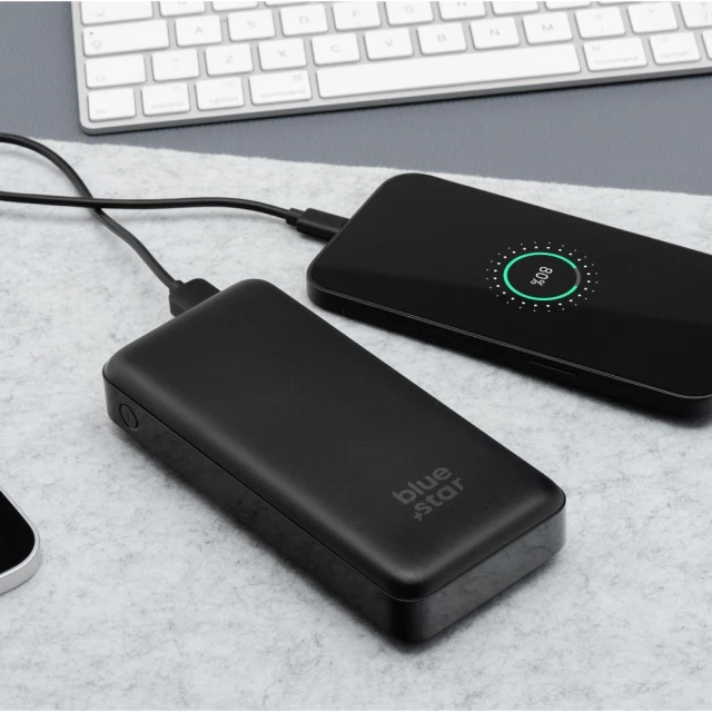 Powerbank Blue Star W2015 2.1A 20000 mAh Black (5903396292262)