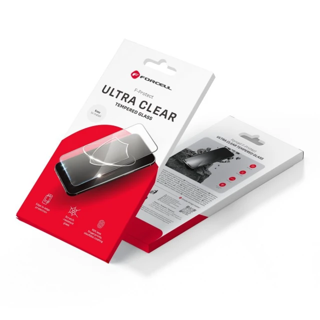 Захисне скло Forcell Ultra Clear Glass для iPhone 15 Pro Max Black (5903396302329)