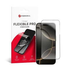 Защитное стекло Forcell Flexible 5D для iPhone 16 Pro Black (5903396315251)