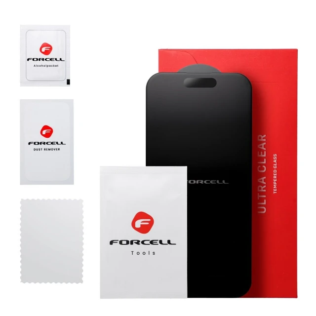 Захисне скло Forcell Matt Glass для iPhone 14 Pro Black (5903396316012)