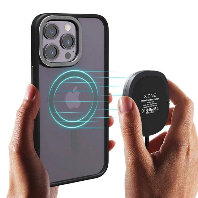 Чохол X-One Dropguard Magnetic Case Air для iPhone 16 Plus Black with MagSafe (5903396319013)
