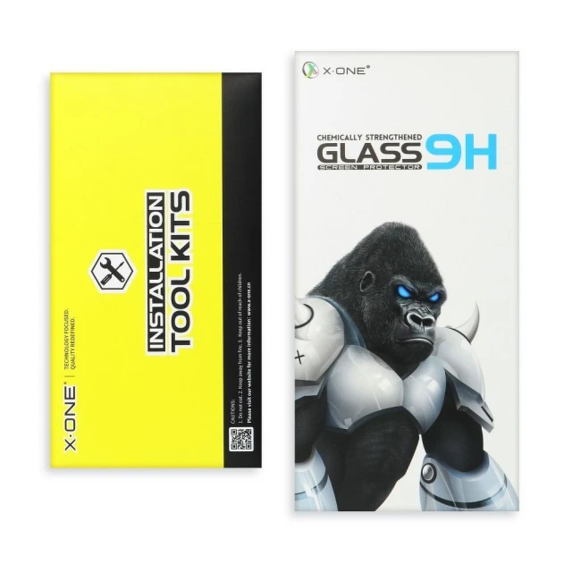 Захисне скло X-One 2.5D Full Cover Sapphire для iPhone 18 Pro | 17 Pro | 16 Pro Clear (5903396319044)