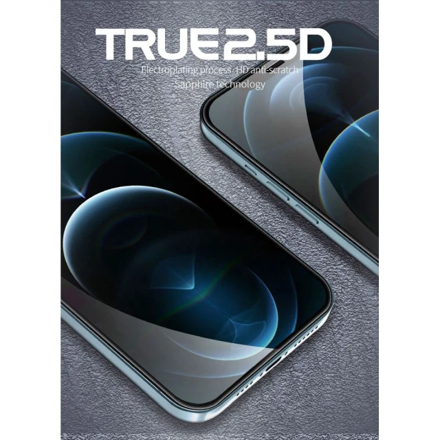 Захисне скло X-One 2.5D Full Cover Sapphire для iPhone 18 Pro | 17 Pro | 16 Pro Clear (5903396319044)